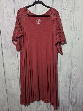 Torrid Super Soft Lace Sleeve Dress